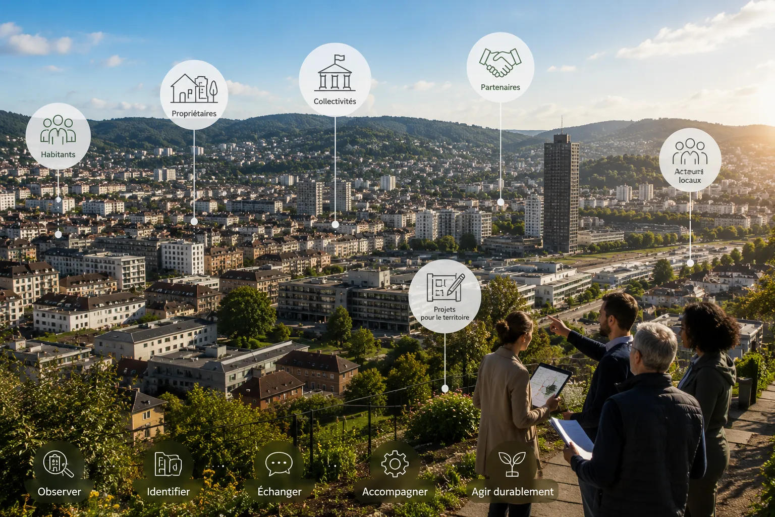Coordination territoriale entre collectivités propriétaires et partenaires