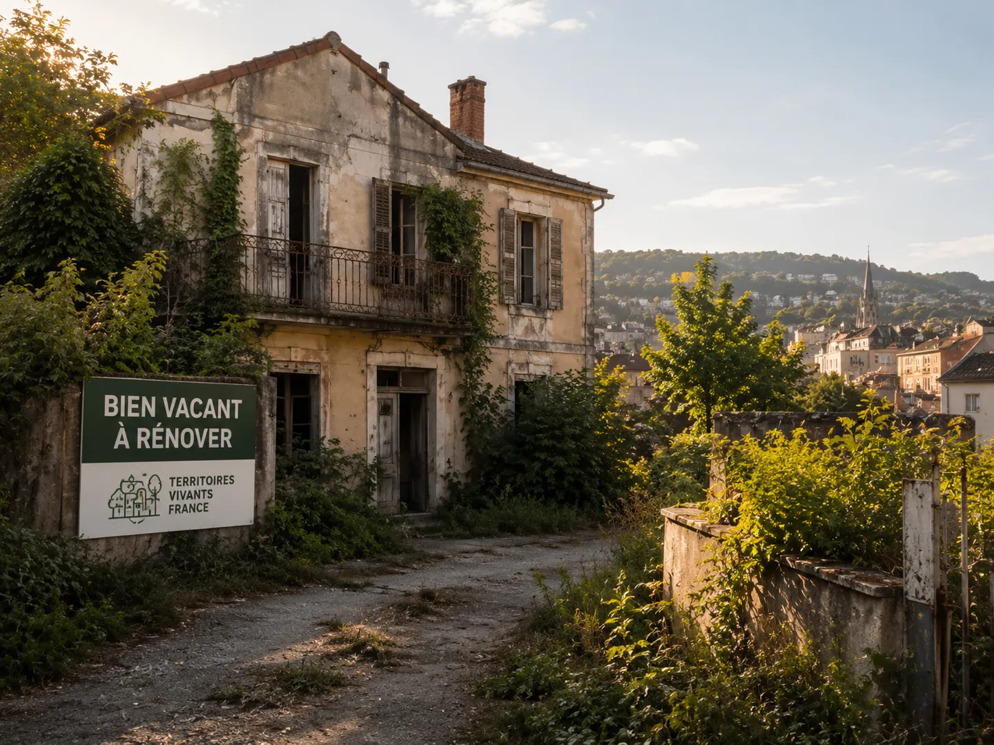 Bien vacant a renover presente par Territoires Vivants France